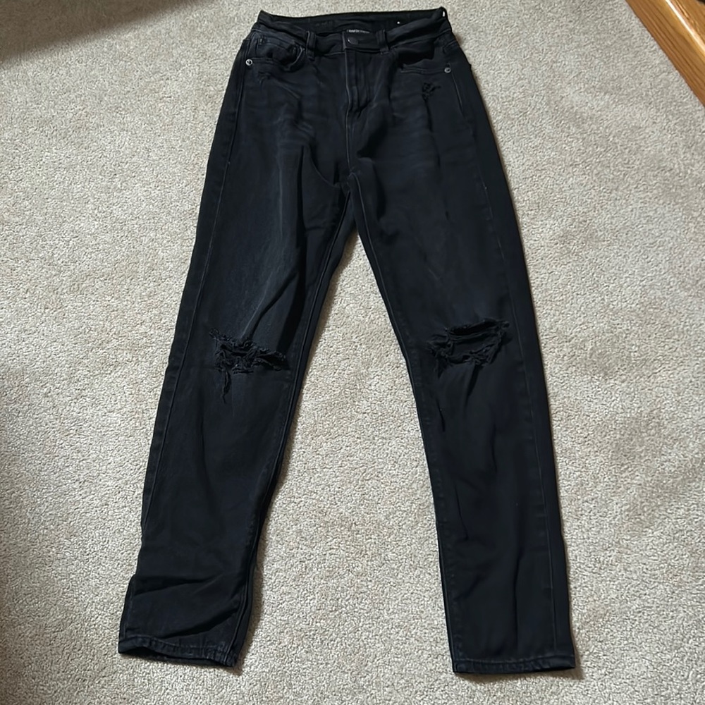 American Eagle mom straight jeans size 000